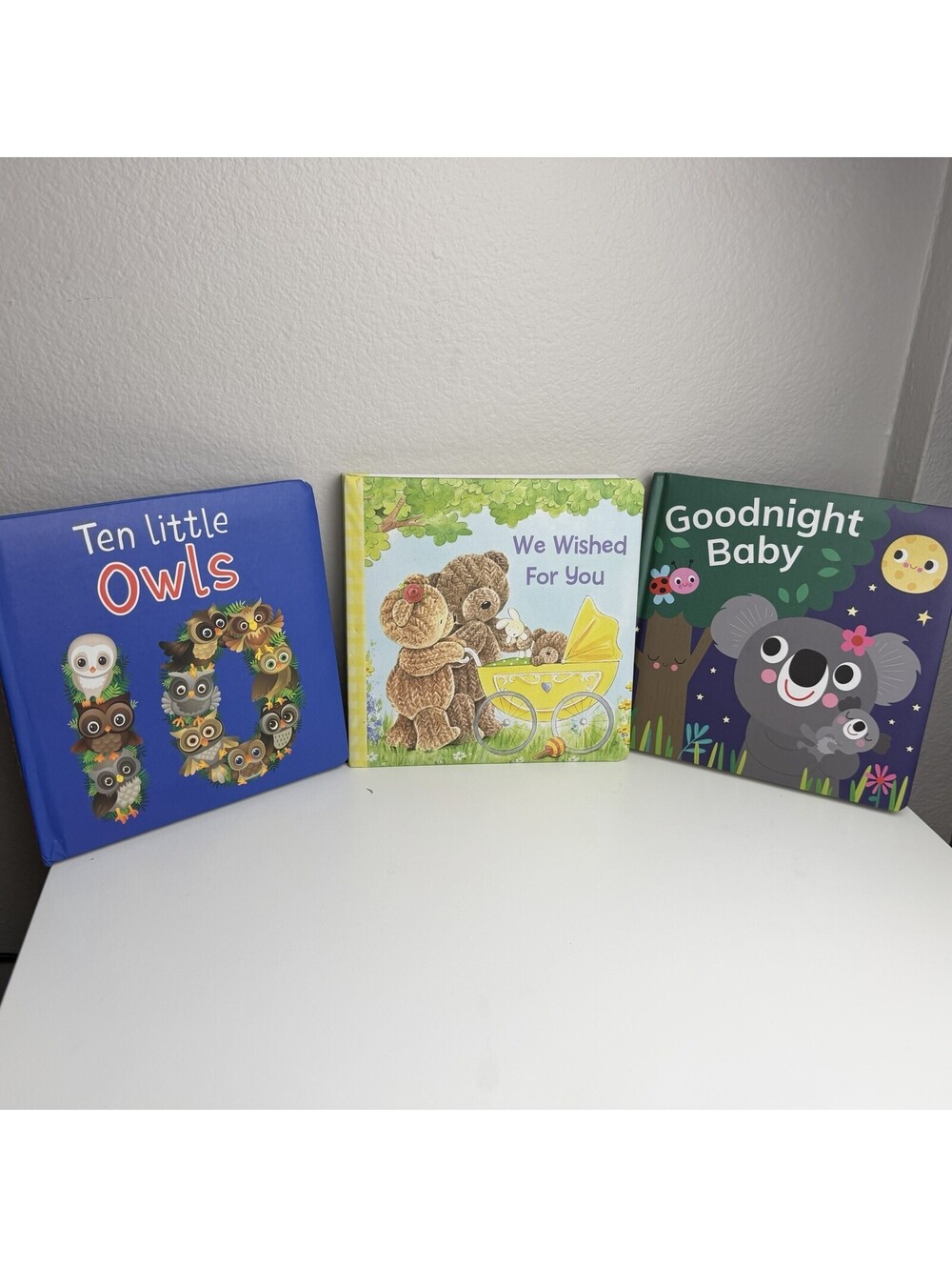 Page Publications Baby Board Book Set 3 Books Ten Little Owls We Wished For You